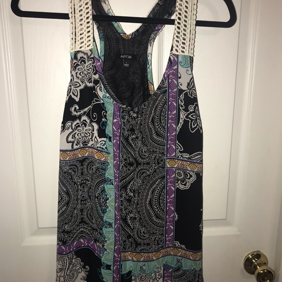 Apt 9 Razorback Multicolored Fashion Tank - Picture 1 of 8